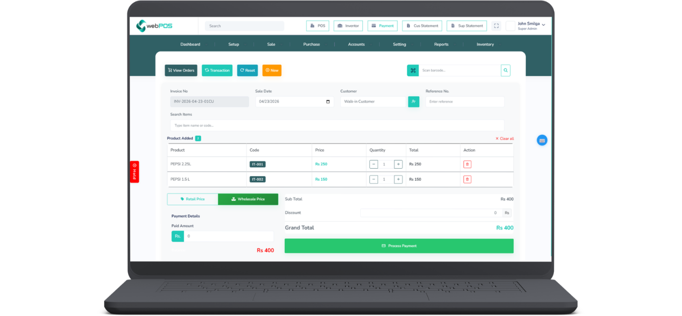 webPOS